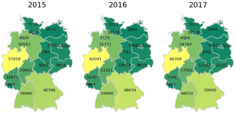 Fälle nach Bundesland